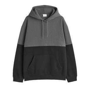 Hoodie streetwear de haute qualité, faible MOQ, design unique, vêtements pour hommes, léger et uni - Product Image 3