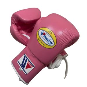 Guantes de Boxeo Rosa con Cordones, Calidad Premium, Hechos en Japón, Diseño Personalizado, Guantes de Boxeo y Sparring para Mujer, Disponibles en 8oz y 20oz - Product Image 1