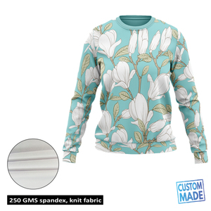 Sweat-shirt à col rond pour homme, imprimé feuilles de palmier orange, manches raglan, décontracté - Product Image 3
