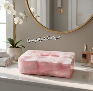 Caja de pañuelos de resina de alta calidad, forma redonda, multicolor, perfecta para regalo, familiares y amigos - Product Image 5