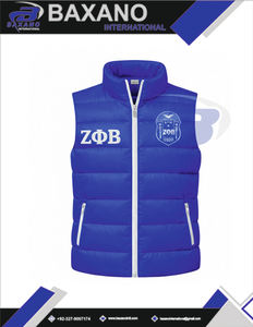Zeta phi Beta zpb sorority เสื้อกั๊กบุนวมคุณภาพสูงเสื้อกั๊กกันความร้อนสำหรับผู้หญิง - Product Image 4
