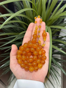 Rosario Islámico de Resina y Cristal Epoxi Hecho a Mano, Tasbeeh Musulmán para la Oración, Colección de Regalos Espirituales - Product Image 3