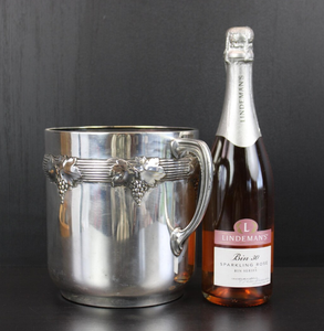 Cubo para Champán Plateado, Elegante, para Hoteles, Bodas y Fiestas, Enfriador de Vino Metálico, Nuevo, de Alta Gama - Product Image 5