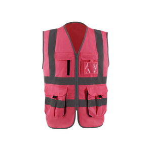 Chaleco de Seguridad de Alta Visibilidad para Construcción, Ropa de Trabajo para Hombres Adultos, Chalecos Reflectantes con Logotipo Personalizado a Precio de Mayoreo - Product Image 4