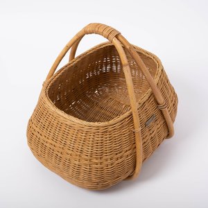 <b>Large</b> rattan picnic <b>basket</b> multi use container for home & outdoor great quality braided <b>baskets</b> - Product Image 4