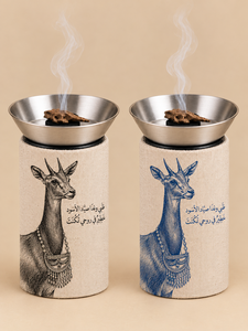 Brûleur d'encens arabe de luxe Falcon, brûleur de Bakhoor en acier inoxydable, brûleur d'Oud décoratif, support de parfum d'ambiance arabe pour la maison - Product Image 4