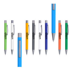 Bolígrafos Personalizables de Metal Naranja de 1.0 mm con Punta de Bola de Acero y Logotipo Personalizable para Oficinas y Escuelas, Regalo - Product Image 3