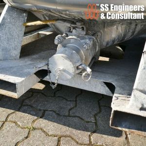 Conteneur IBC rond en acier inoxydable V2A de 1000 L avec pompe et moteur PLC |   Réservoir de stockage industriel en vrac - Product Image 5