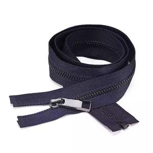 OEM 2026 Fermeture éclair métallique bidirectionnelle 3 # /5 # /8 #   Fermeture éclair en laiton avec curseur à verrouillage automatique pour vérins - Product Image 3