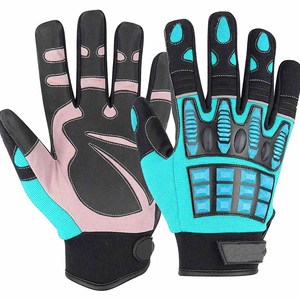Top Quality Synthetic Leather Back Four way With Foam <b>Lamination</b> Neoprene Cuff Heat Resistant Tpr Inject Mechanic Gloves - Product Image 3