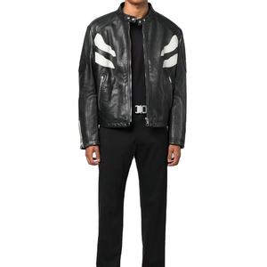 2025แจ็คเก็ตธุรกิจทางการสำหรับผู้ชาย, เสื้อสูทแบบสุภาพแบบบางปกตั้งมีซิปกระเป๋าผ้าใบหนัง PU ใส่แบบเป็นทางการในฤดูหนาว - Product Image 2