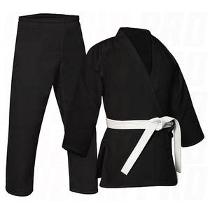 Uniforme de karaté pour enfants et adultes, léger, pour étudiants, uniforme de karaté Gi, uniforme d'entraînement aux arts martiaux, ceinture noire assortie, pour débutants - Product Image 4