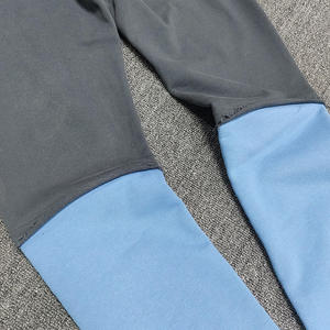 Pantalon de survêtement personnalisé pour homme, style patchwork, avec cordon de serrage, coupe ample, en molleton, color block, 100% coton - Product Image 4