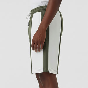 Shorts de basket-ball pour hommes à prix abordable, style streetwear, color block, avec cordon de serrage long, logo imprimé personnalisé, vente en gros - Product Image 6