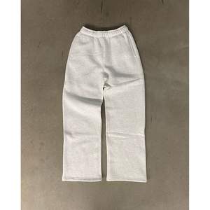 Joggers deportivos de peso pesado de algodón 100% para hombre, pantalones de chándal de felpa francesa de gran tamaño, ropa de calle informal peinada para entrenamiento, algodón 100% - Product Image 2