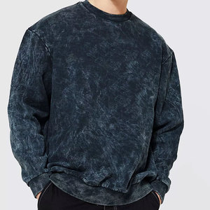 Sweat-shirt en molleton 100 % coton pour homme, confortable, respirant, effet délavé, idéal pour l'hiver - Faible MOQ, meilleur prix pour la vente en ligne - Product Image 1