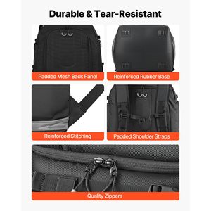Bolsa para Botas de Esquí de 65L, Exterior Impermeable, Base Resistente, Mochila de Oxford 1680D para Hombres y Mujeres, para Viajar con Botas de Snowboard - Product Image 4