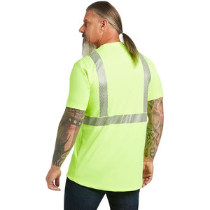 16. Camiseta de Trabajo para Hombre de Algodón Anillado Duradero, Corte Holgado, Camisa Utilitaria de Alto Gramaje con Bolsillo Frontal en el Pecho - Product Image 3