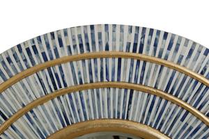 กระจกติดผนังลายดอกไม้สีดำขาวประดับด้วยกระดูกแกะสลักอย่างประณีต สำหรับตกแต่งบ้านสไตล์โมเดิร์น ในราคาประหยัด - Product Image 5