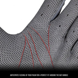 Gants de frappeur de baseball personnalisés, à doigts entiers, respirants, légers, écologiques, confortables, ambidextres, réglables, avec grip antidérapant - Product Image 4
