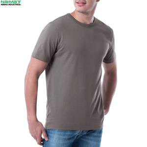ไนมัตเสื้อยืดผ้าฝ้ายผู้ชาย แขนสั้น คอกลม ลำลอง ทรงปกติ พิมพ์ลายตัวอักษร ด้านหน้าโลโก้ ข้อความสีเขียว - Product Image 2
