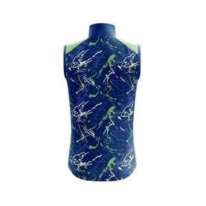 Full Zip Custom Sublimation Cycling Vest Mesh <b>Back</b> Breathable Windproof Sleeveless Bicycle Apparel Outdoor Bike Team Wear - Product Image 3