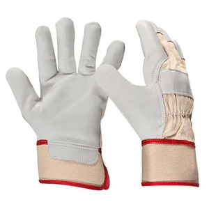Comfortable Wholesale Price Cowhide Split Leather Working <b>Gloves</b> Durability Heavy Duty Work Safety Rigger <b>Gloves</b> - Product Image 1