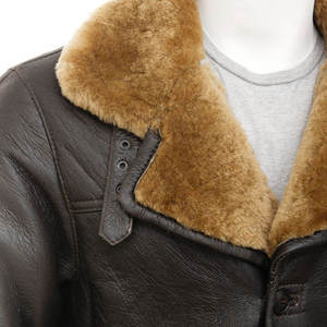 Comfortable Stylish Genuine Leather <b>Jacket</b> <b>Men</b> High Quality Custom Full Sleeve Winter Waterproof Breathable Outdoor High Street - Product Image 3