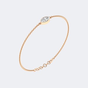 Luxury Oval Shape Lab Grown Diamond <b>Bracelet</b> 14K Gold Women 0.50CTW Certified EF Color VS VVS Purity Wedding Bangle Jewelry - Product Image 6