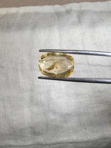 Zafiro Amarillo Natural de 7.29 Ct, Corte Cojín, Gema Suelta, Zafiro de Ceilán de Sri Lanka para Anillos, Colgantes, Joyería Fina, Venta al por Mayor - Product Image 6