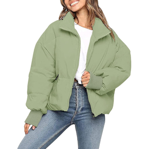 Vêtements pour femmes avec logo personnalisé, veste matelassée pour femme, veste d'hiver sportive, vêtements de sport personnalisés, vestes matelassées personnalisées, prix bas - Product Image 6