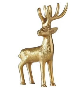Figura de Reno de Hierro Hecha a Mano, Decoración Premium de Temporada para Regalo Navideño y Uso Doméstico - Product Image 1