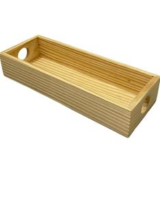 Plateau de rangement rectangulaire en bois, distributeur de savon en marbre, gobelet, table, design moderne et luxueux, compatible lave-vaisselle, utilisation multifonctionnelle - Product Image 2
