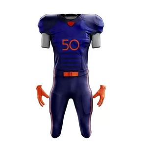 Uniformes de Super calidad, camiseta de fútbol americano personalizada, ropa deportiva transpirable lisa, uniforme de fútbol de equipo para hombres, corto 100% - Product Image 3