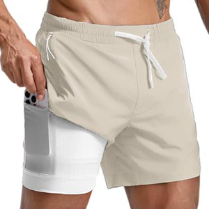 Pantalones Cortos Deportivos para Hombre, Tallas Grandes, para Correr, Fitness, Entrenamiento, Verano - Product Image 1