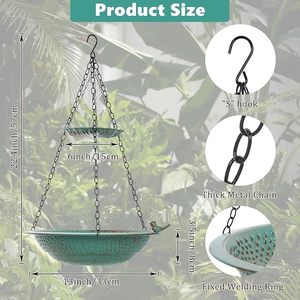 Cadena de Lluvia Decorativa de Hierro Hecha a Mano, la Más Vendida, para Drenaje de Agua en Exteriores y Elegante Adorno Colgante para Jardín - Product Image 6