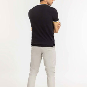 Camiseta cómoda 100% algodón con logo personalizado impreso para hombre, diseño único, corte holgado, camiseta personalizada para hombre - Product Image 4