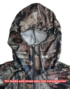 Ensemble veste et pantalon de chasse camouflage Real Tree, vêtements de camouflage pour extérieur, vente en gros OEM, combinaisons de chasse à prix avantageux - Product Image 3
