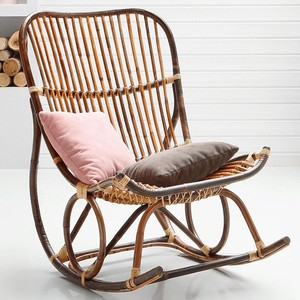 Comfort rattan <b>cane</b> rocker <b>chairs</b> wooden lounge rocking <b>chair</b> wholesale supply glider rockers - Product Image 6