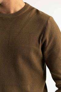 Pulls en coton et laine tricotés pour hommes, à col montant, respirants, décontractés, à manches longues, couleur personnalisée, prix de gros, pour l'hiver et le sport - Product Image 3