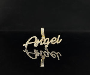 Pendentif Hip Hop personnalisé en CZ effet goutte de glace - Product Image 1