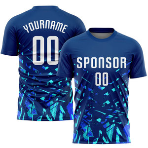 High Durable Knitted Cotton & <b>Polyester</b> Fabric Made Soccer Sports Jersey Reinforced Stitched Custom Design Made Soccer <b>T</b>-<b>Shirts</b> - Product Image 1