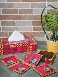Mesa de Cocina Rectangular Multifuncional de MDF Estampado con Efecto Mármol de ILAHI, Hecha a Mano, con Soporte de Almacenamiento No Plegable - Product Image 5