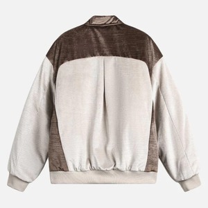 Chaqueta Varsity Personalizada al por Mayor de Alta Calidad con Cuello Alto y Cierre de Cremallera para Hombre, Diseño Color Block, Ropa Deportiva - Product Image 6