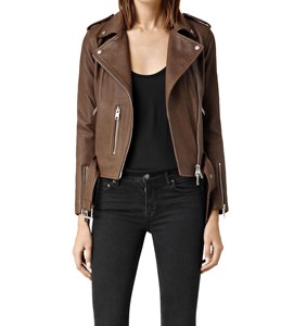 Blouson Moto Femme Hiver 2026 Tendance en Cuir PU Gaufré Respirant Imprimé, Long, Double Boutonnage, Fermeture Éclair - Product Image 1