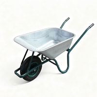 Carretilla Industrial de Metal para Trabajo Pesado, 200kg, con Rueda Neumática, Carro de Mano al por Mayor