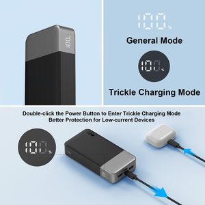 เครื่องชาร์จพกพา 20000mAh 90W ชาร์จเร็ว บางเฉียบ พาวเวอร์แบงค์ขนาดกะทัดรัด พร้อมพิมพ์โลโก้ สำหรับโทรศัพท์และแล็ปท็อป - Product Image 5