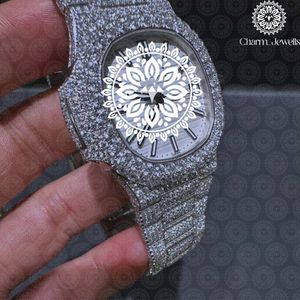 Charm_Jewells Luxury Stainless Steel Square Analog Quartz <b>Watch</b> 38mm Sapphire Crystal Folding Clasp Women Fashion - Product Image 4