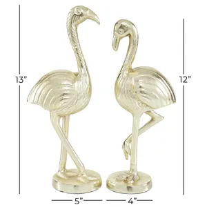 Sculpture en fer artisanale moderne, pièce décorative contemporaine pour villas et appartements de luxe, plaquée or numérique - Product Image 1