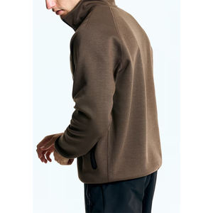 Sweat-shirts de sport à capuche noirs personnalisés pour hommes 2026 – Veste respirante à capuche pour l'hiver, séchage rapide, mode extérieure, gym, yoga - Product Image 5